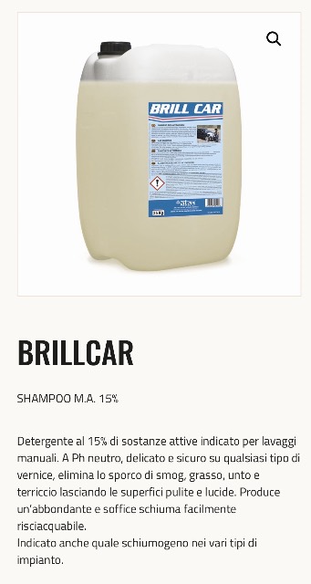 Brill car shampoo auto kg.25