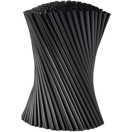 Cannucce nere bio lunghe 500 Pz.