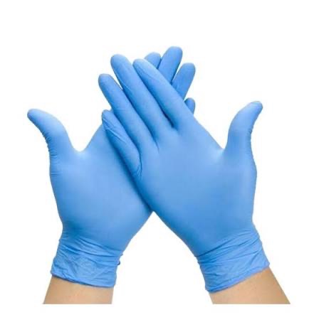 Guanti nitrile blu pz.100