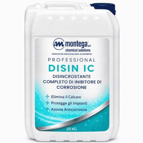 Piscine, Idromassaggi e Saune Disincrostante Completo di Inibitore di Corrosione – Disin IC – 20kg