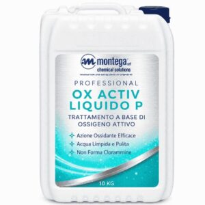 Piscine, Idromassaggi e Saune Trattamento a base di Ossigeno Attivo – Ox Activ Liquido P – 10kg