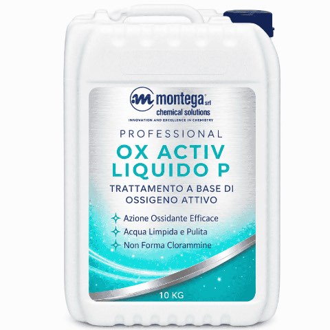 Piscine, Idromassaggi e Saune Trattamento a base di Ossigeno Attivo – Ox Activ Liquido P – 10kg