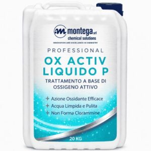 Trattamento a base di Ossigeno Attivo - Ox Activ Liquido P - 20kg Piscine, Idromassaggi e Saune Trattamento a base di Ossigeno Attivo – Ox Activ Liquido P – 20kg