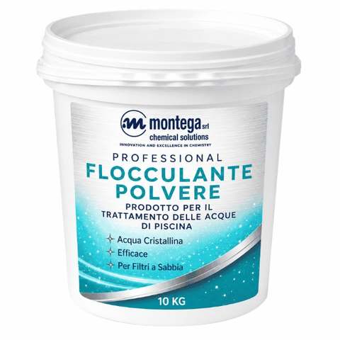 Piscine, Idromassaggi e Saune Chiarificante per Acqua Piscina – Flocculante Polvere 10kg
