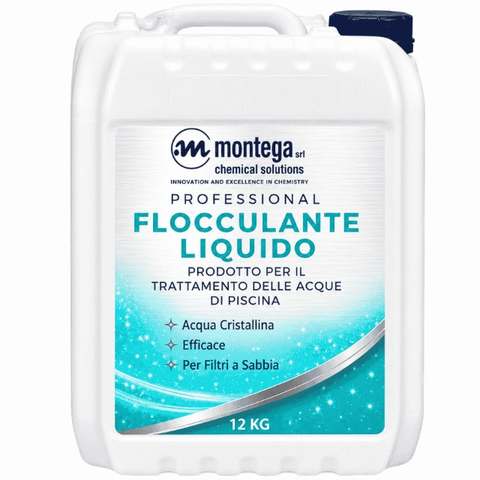 Piscine, Idromassaggi e Saune Chiarificante per Acqua Piscina – Flocculante Liquido 12kg