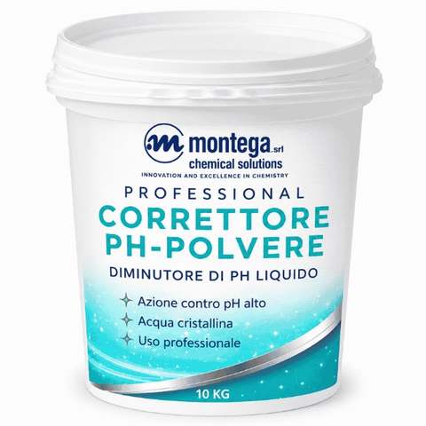 Piscine, Idromassaggi e Saune Correttore pH- Polvere – 10kg