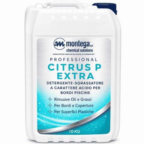 Piscine, Idromassaggi e Saune Detergente – Sgrassatore per Bordi Piscine – Citrus P Extra 5kg