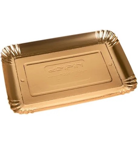 Vassoi oro elegant varie misure kg.10